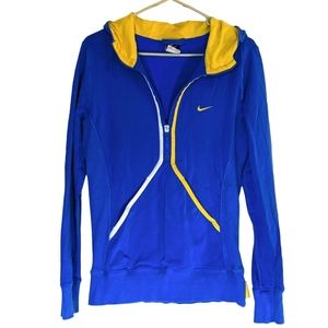 Blue Nike live strong woman's hoodie Size M